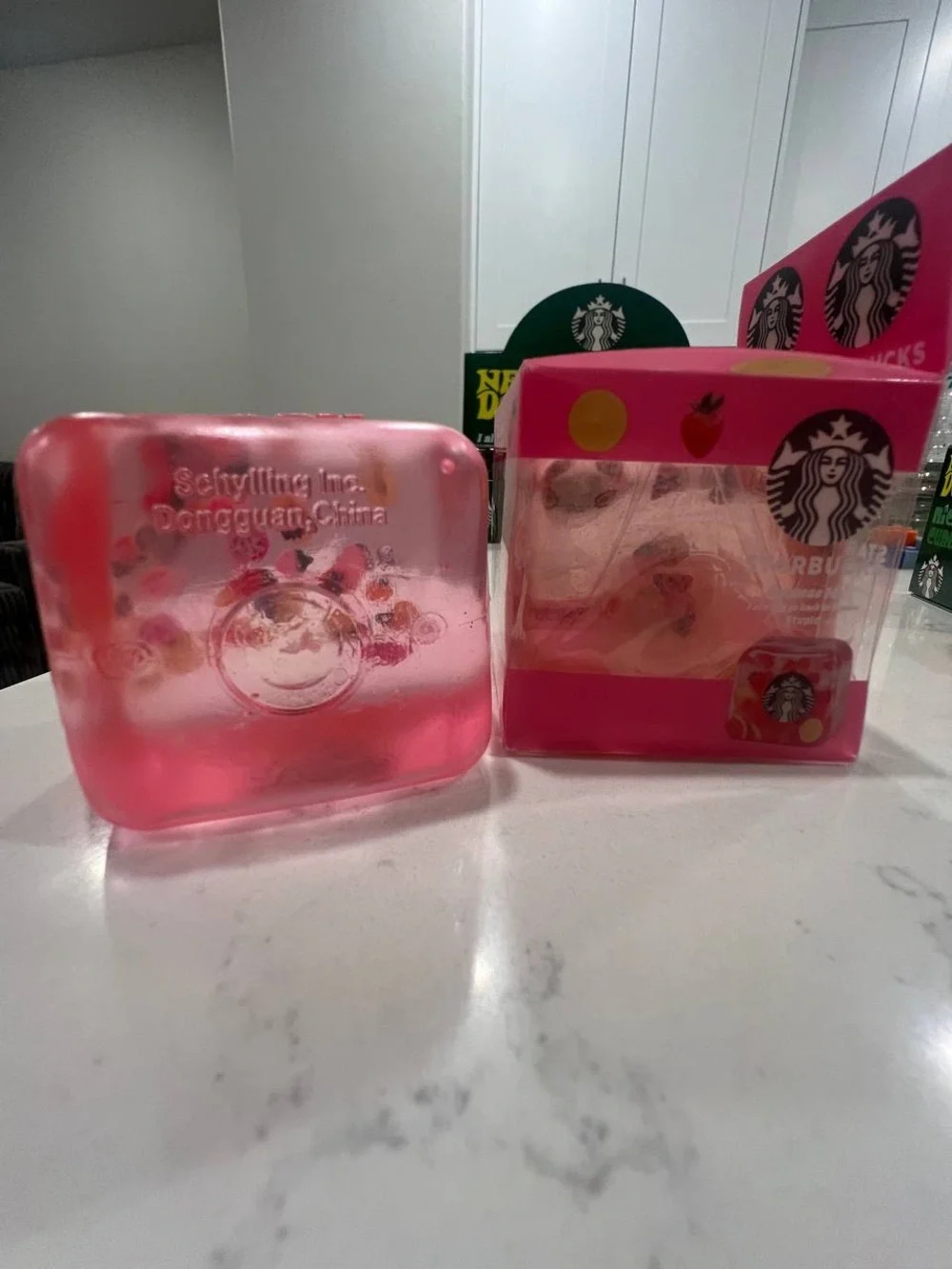 Needoh clear pink